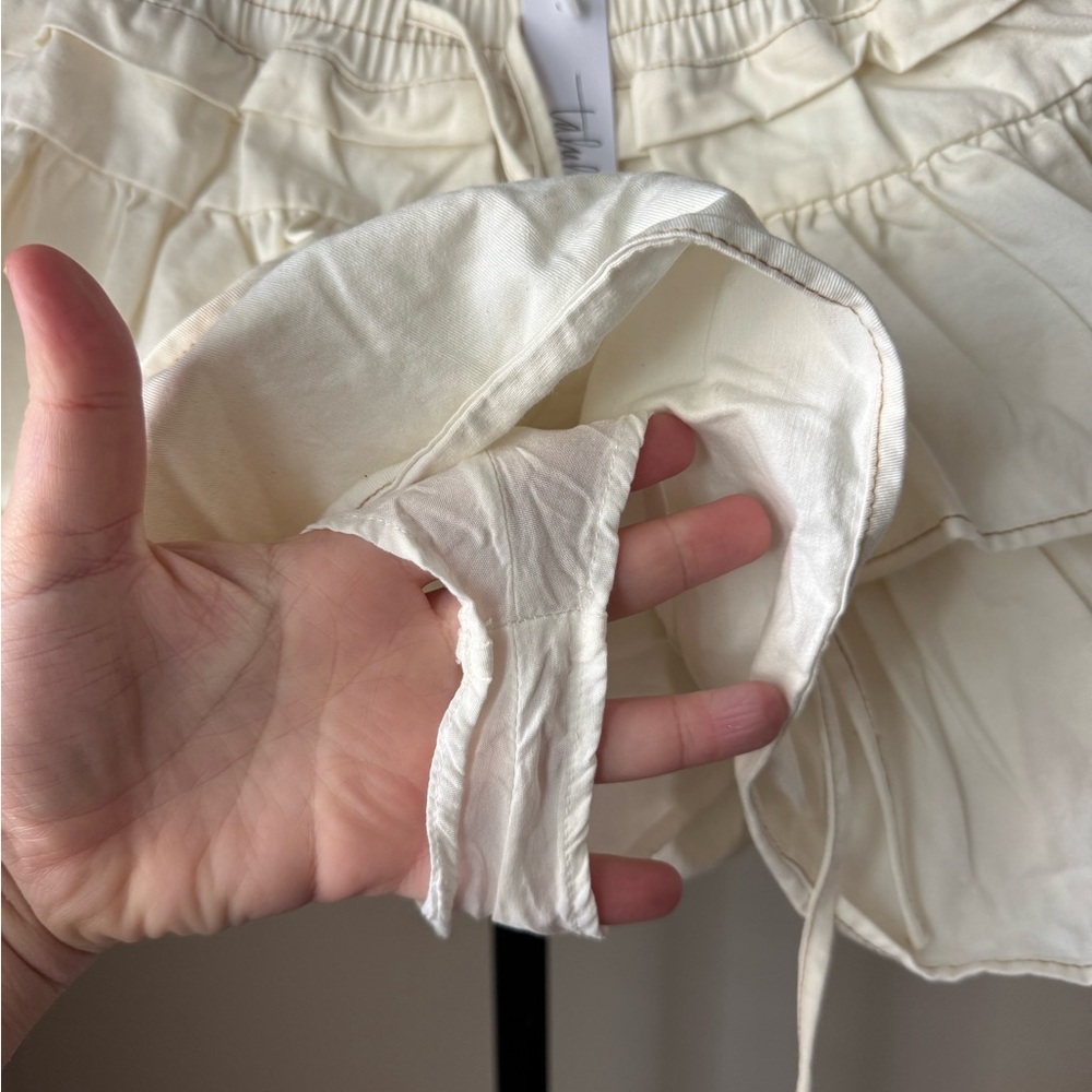 Talulah Cream Ruffled Mini Skirt NWT - Picture 4 of 6